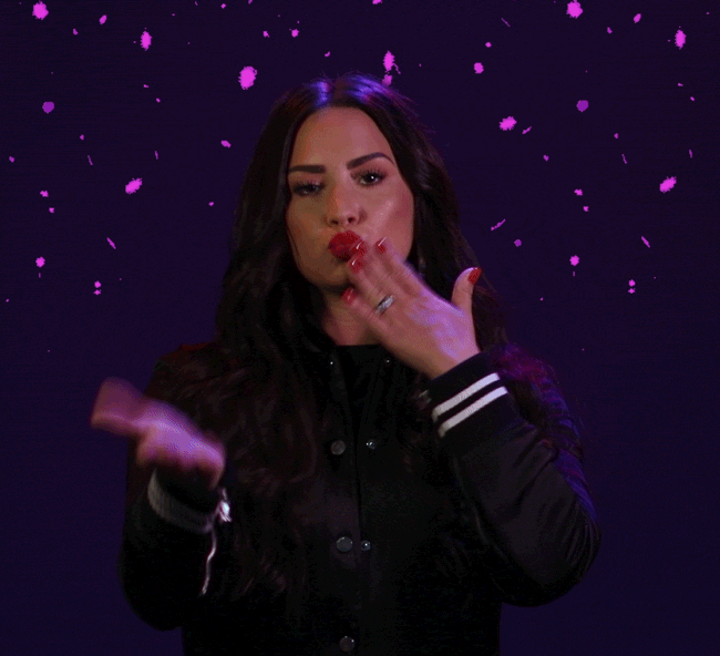 Love You Kiss GIF by Demi Lovato - Find & Share on GIPHY