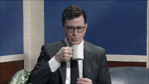 Coffee break—before the chaos