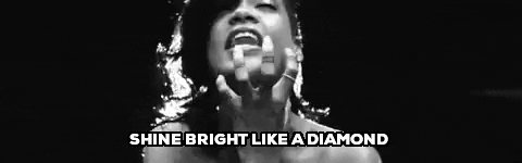 Shine Bright Like A Diamond Diamonds Music Video GIF by Rihanna ...