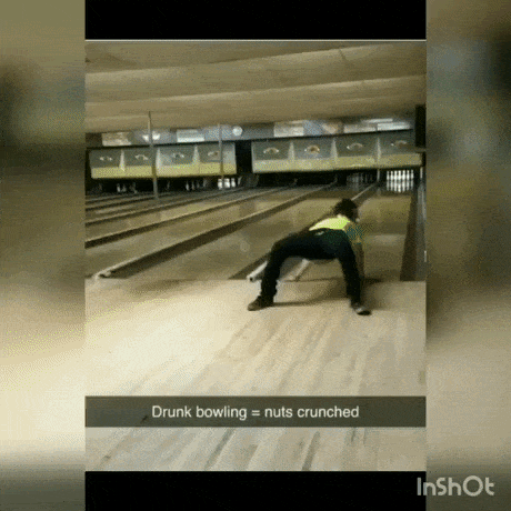 Drunk bowling in fail gifs