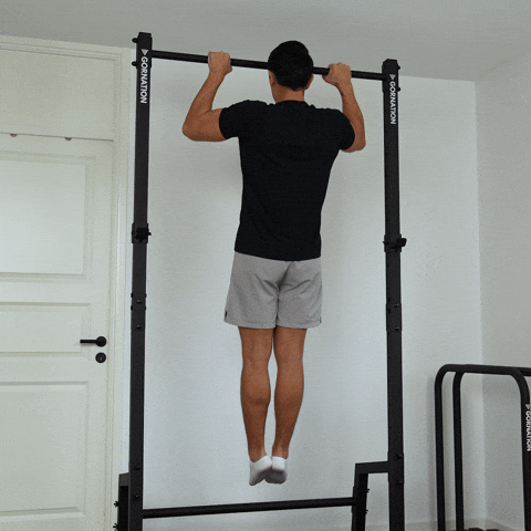 90 degree pull up hold exercise demonstration