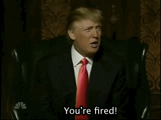 Youre Fired Donald Trump GIF - Find & Share on GIPHY