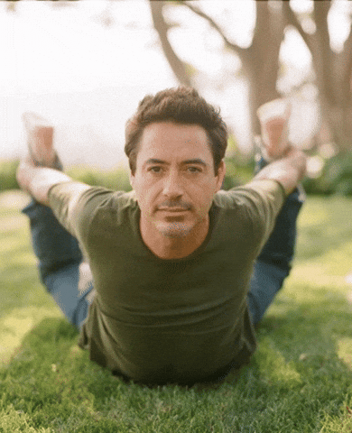 Robert Downey Jr Weird Pose