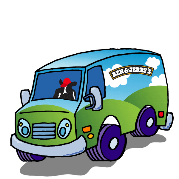 Ice Cream Truck Sticker by Ben & Jerry's for iOS & Android GIPHY