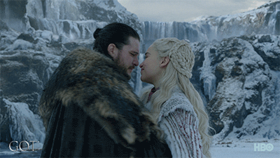 Daenerys Targaryen Kiss GIF by Game of Thrones - Find & Share on GIPHY