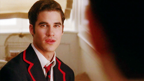 klaine first time gif