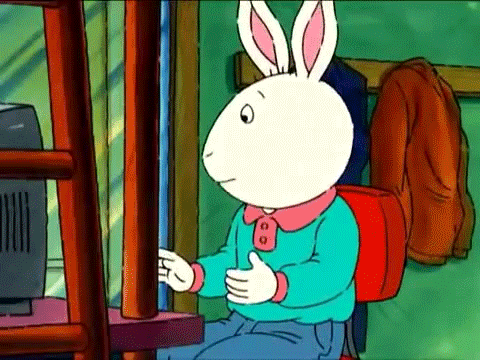 Buster Bunny from Arthur: You really think someone would do that? Just go on the Internet and tell lies?
