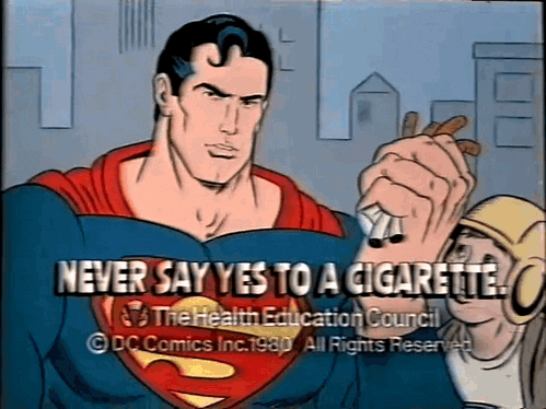 Superman Smoking GIF - Find & Share on GIPHY