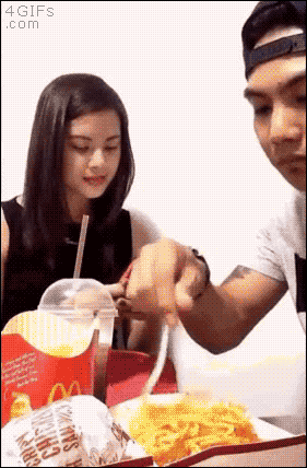 Love is in the air in funny gifs