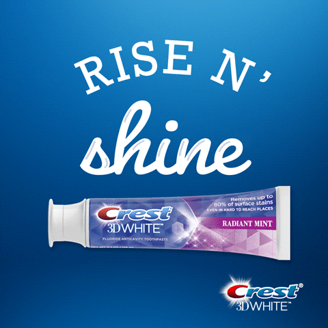 Rise And Shine Smile GIF by Crest