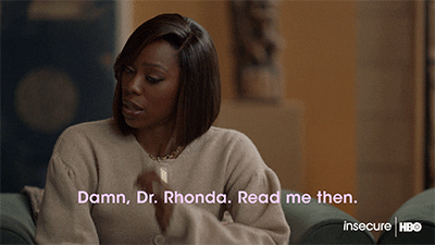 Yvonne Orji Therapy GIF by Insecure on HBO