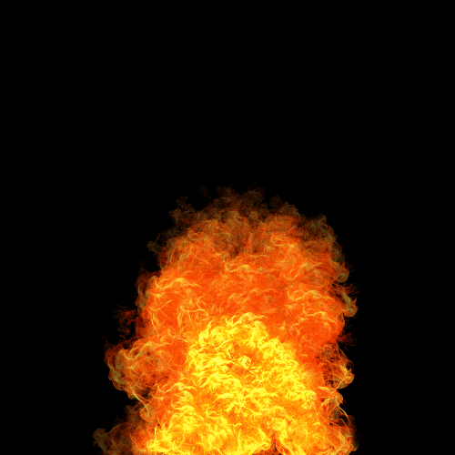 wall of fire animated