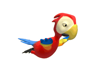 Image result for flying parrot gif