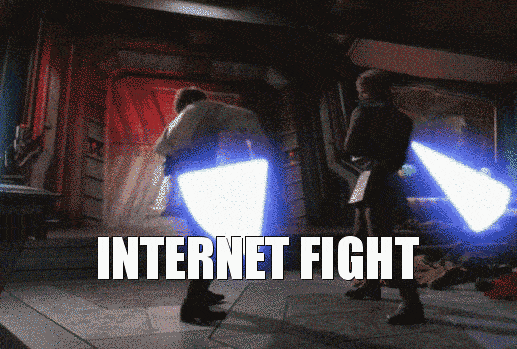 Internet fight