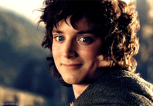 happy smile the lord of the rings hobbit elijah wood