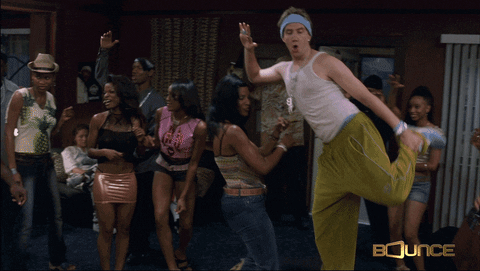 Turn Up Dancing GIF by Bounce - Find & Share on GIPHY