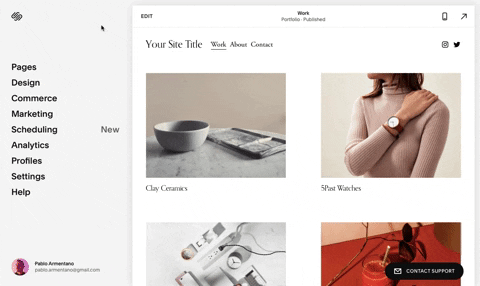 259. Squarespace - Multi-depth Sidebar Navigation