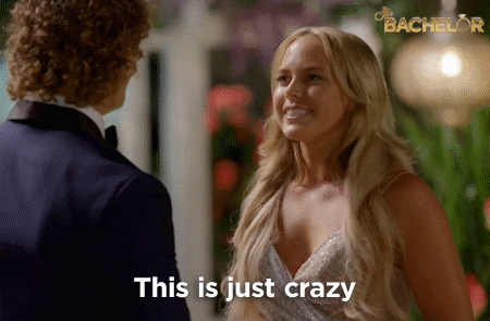 Rose This Is Crazy GIF by The Bachelor Australia