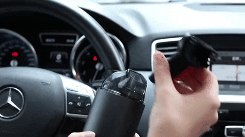 Portable car vacuum cleaner brush attachment