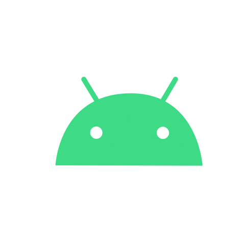 Robô do Android olhando à sua volta