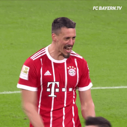 Happy Sandro Wagner GIF by FC Bayern Munich