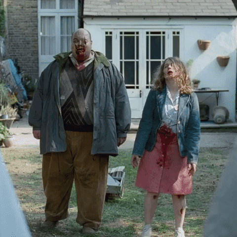 GIF from 'Shaun of the Dead'