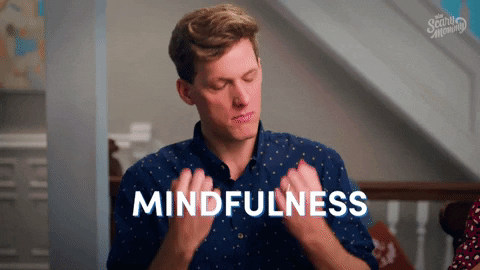Self Care Quotes: A Young Man Practicing Mindfulness HIlariously