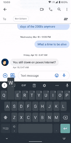 Gboard includes its best feature in a long time: write much faster on WhatsApp and Telegram