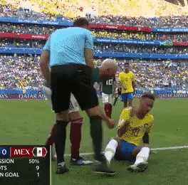 Layun is not taking shit from Neymar in FIFAWorldCup2018 gifs