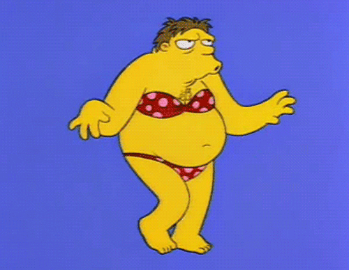 The Simpsons Bikini GIF