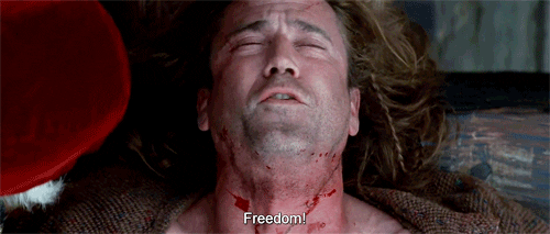 Image result for braveheart freedom gif