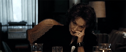 meryl streep frustrated annoyed facepalm august osage county