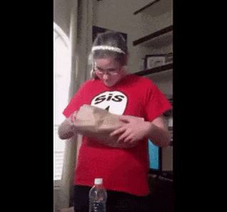 She had it for 10 secs in funny gifs
