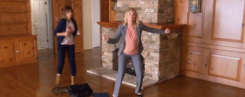 Image result for parks and rec dancing gif