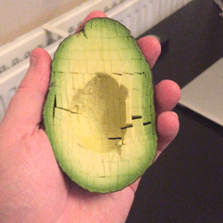 Resultado de imagen de eating avocado gif