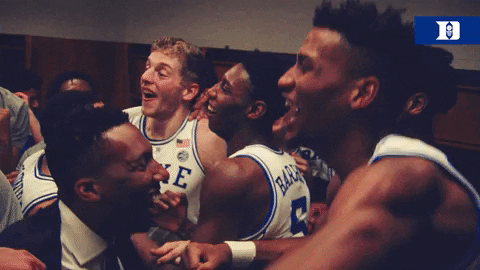 Celebrating Jack White GIF by Duke Men's Basketball