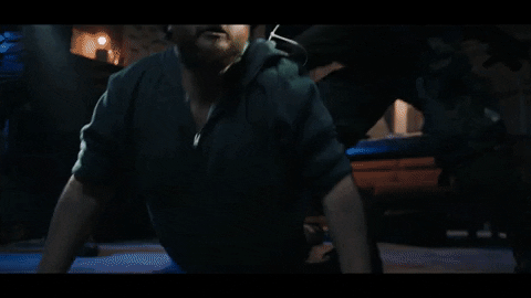hard lighting video of a man arrested