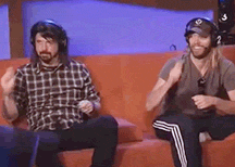 Dave Grohl Synchronized Air Drumming GIF - Find & Share on GIPHY