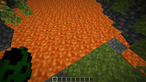 Burning creeper emitting smoke