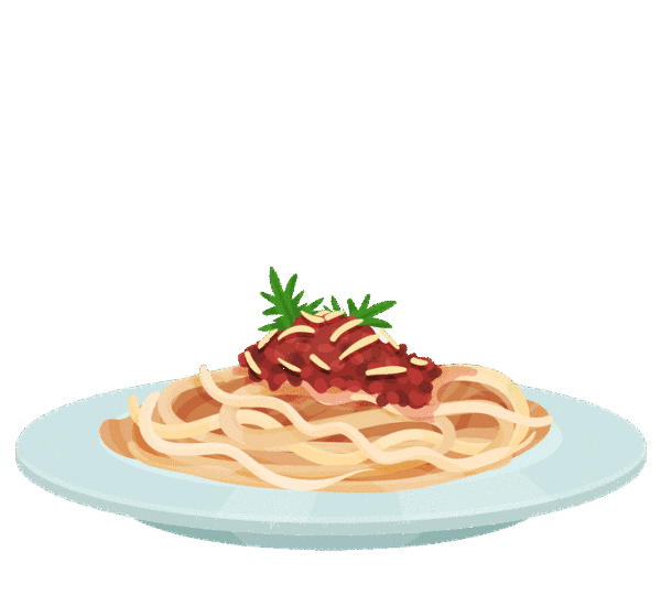 Pasta Spaghetti Sticker by Paradise for iOS & Android GIPHY