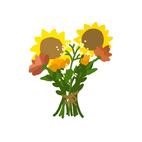 Happy Flower Sticker for iOS & Android | GIPHY