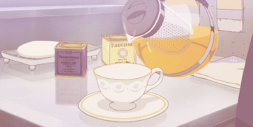 Tea Anime Food GIF - Find & Share on GIPHY