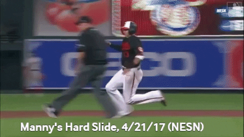Manny's Hard Slide, 4/21/17