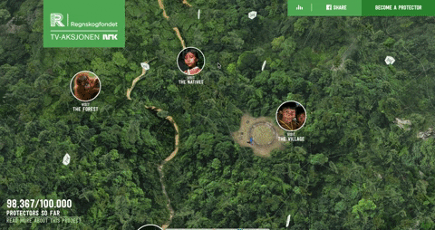 save the rainforest has great ux and this is why