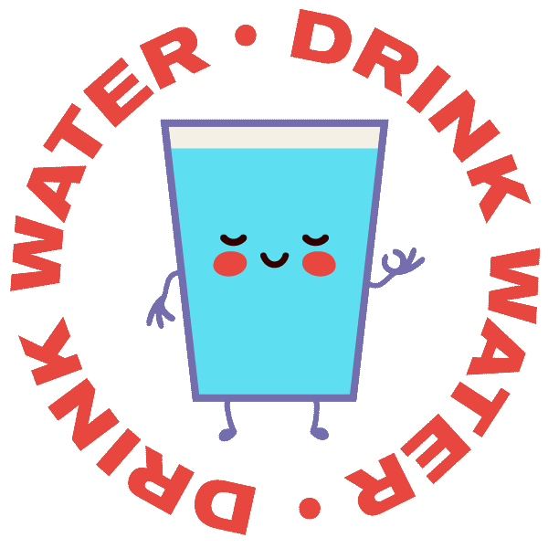 Refreshing Drink Water Sticker by LITTLE Agency for iOS & Android GIPHY
