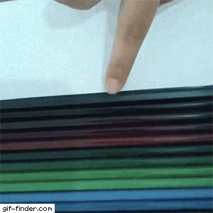 Pencil rolling in satisfying gifs
