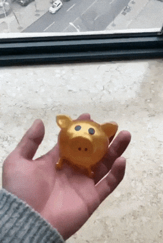 Pig toy in wow gifs