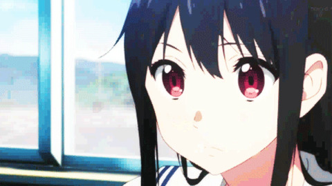 Kyoukai No Kanata Anime Girl Gif Find Share On Giphy