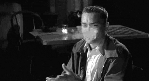 Black And White Smoking GIF - Find & Share on GIPHY