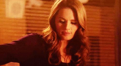 Stana Katic Castle GIF - Find & Share on GIPHY